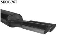 Bastuck Rear silencer with double tailpipes 2 x Ø...