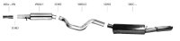 Bastuck Rear silencer with double tailpipes 2 x Ø...