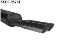 Bastuck Rear silencer with double tailpipes 2 x Ø...