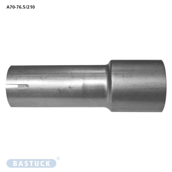 Bastuck Adapter Ø 70.5 mm Outside (unslotted) to Ø 76.5 mm