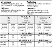 Bastuck Verbindungsrohr Mitte bei Montage Komplettanlage - Seat Leon 5F ST Cupra 2.0 / Skoda Octavia 5E RS