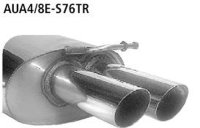 Bastuck Rear silencer with double tailpipes 2 x Ø...