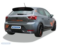 Bastuck Rear silencer with double tailpipe 2 x Ø 63 mm, with exhaust flap - 17+ Seat Ibiza 6F (KJ) FR