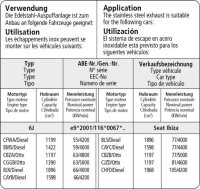 Bastuck Endschalldämpfer mit Doppel-Endrohr 2 x Ø 70 mm 20° schräg geschnitten - 08+ Seat Ibiza 6J 1,2/1.4/1.6 (ohne Cupra Turbo 132 KW)