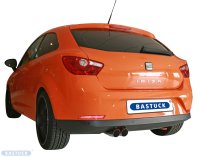 Bastuck Endschalldämpfer mit Doppel-Endrohr 2 x Ø 70 mm 20° schräg geschnitten - 08+ Seat Ibiza 6J 1,2/1.4/1.6 (ohne Cupra Turbo 132 KW)