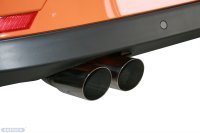 Bastuck Rear silencer with double tailpipes 2 x Ø 70 mm cut 20° - 08+ Seat Ibiza 6J 1,2/1.4/1.6 (w/o Cupra Turbo 132 KW)