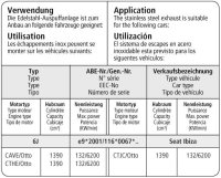 Bastuck Endschalldämpfer mit Doppel-Endrohr 2 x Ø 48 mm 48° schräg geschnitten - 08+ Seat Ibiza 6J Cupra Turbo