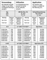 Bastuck Aufhängegummi - BMW 3er Serie E46 316i/318i/320d/i//325i Compact / Kia Rio / Opel Astra G/H / 93-02 Seat Ibiza 6K (ohne Cupra Turbo) / Opel Zafira I OPC