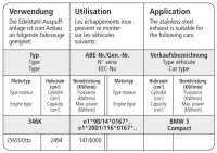 Bastuck Aufhängegummi - BMW 3er Serie E46 316i/318i/320d/i//325i Compact / Kia Rio / Opel Astra G/H / 93-02 Seat Ibiza 6K (ohne Cupra Turbo) / Opel Zafira I OPC