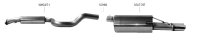 Bastuck Front silencer - 02-05 Seat Leon 1M Cupra R