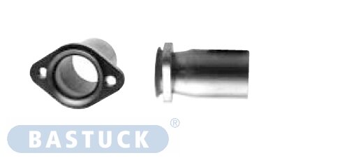 Bastuck 2-hole flange adaptor - Mini with catalytic converter