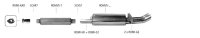 Bastuck 2-hole flange adaptor - Mini with catalytic...