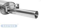 Bastuck Rear silencer with single centre tailpipe 1 x...