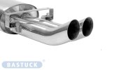 Bastuck Rear silencer with double centre tailpipes DTM 2 x Ø 63 mm - Mini central exit