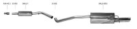 Bastuck Rear silencer with single tailpipe 1 x Ø...