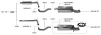 Bastuck Endschalldämpfer mit Doppel-Endrohr 2x Ø 70 mm, 20° schräg geschnitten ohne Abgasklappe - 18+ Audi A1 GB Sportback
