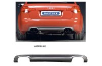 Bastuck Rear valance insert – can be painted body colour, with cut out for 2 x double tailpipes LH + RH - Audi A4/S4 8E Estate Facelift models