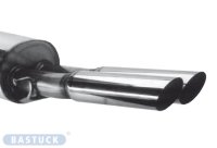 Bastuck Rear silencer with double tailpipes 2 x Ø...