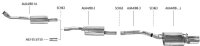 Bastuck Front silencer - 08+ Audi A4/A5 B8 4-Cylinder...