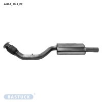 Bastuck Front silencer - 15+ Audi A4 B9 FWD/Quattro / 16+...