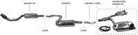 Bastuck Front silencer - 15+ Audi A4 B9 FWD/Quattro / 16+...