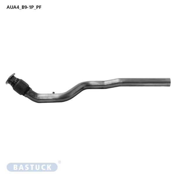 Bastuck Replacement pipe for front silencer - 15+ Audi A4 B9 FWD/Quattro / 16+ Audi A5 F5 TFSI FWD/Quattro