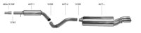 Bastuck Front silencer - Audi TT 8N (w/o Quattro)