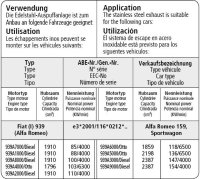 Bastuck Front silencer - Alfa Romeo 159 (2WD) /  Brera (FWD) / Spider (FWD)