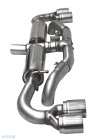 Bastuck Rear silencer with double tailpipe LH + RH 2 x...