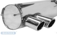 Bastuck Rear silencer with double tailpipes 2 x Ø...