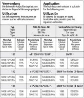 Bastuck Haltersatz für Endrohrsatz RH - 04+ BMW 1er Serie E81/E87 116i/118d/i/120d/i/123d/130i