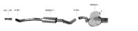 Bastuck Tube replacing front silencer - 04-07 BMW 1 Series E81/E87 116i/118d/i/120d/i/123d