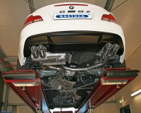 Bastuck Rear silencer with double tailpipe LH 2 x Ø 85 mm (RACE design) - 04+ BMW 1 Series E82 118i/120i/125i/135i (Coupé with M-Bumper)