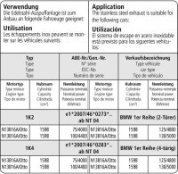 Bastuck Kat-Ersatzrohr - BMW 1er Serie F20/F21 1.6T / BMW...