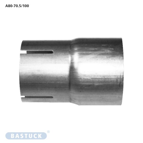 Bastuck Adapter Ø 80.5 mm Aussenseite (ungeschlitzt) zu Ø 70.5 mm