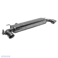 Bastuck Rear silencer with simple tailpipe 1x Ø...