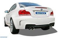 Bastuck Endschalldämpfer mit Doppel-Endrohr LH + RH 2 x Ø 85 mm (im RACE-Look) - BMW 1er Serie M Coupé