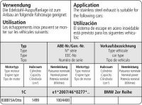 Bastuck Endschalldämpfer mit Doppel-Endrohr 20° schräg geschnitten, 2 x Ø 76 mm - BMW 2er Serie F22/F23 1.5T/2.0T (+LCI/Diesel)