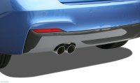 Bastuck Rear silencer with double tailpipe, cut 20°, 2 x Ø 76 mm - BMW 2 Series F22/F23 1.5T/2.0T (+LCI/Diesel)