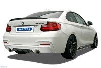 Bastuck Endschalldämpfer mit Einfach-Endrohr, 1 x Ø 90 mm LH + RH (im RACE Look) - BMW 2er Serie F22/F23 1.5T/2.0T/3.0T (+LCI/M235i/M240i/Diesel)