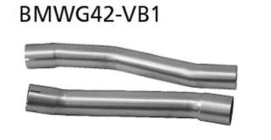 Bastuck Pair of link pipes from particle filter replacement pipe - 21+ BMW 2 Series G42 M240i xDrive