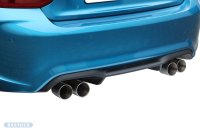 Bastuck Rear silencer with double tailpipes made of carbon 2 x Ø 85 mm LH + RH w/o exhaust flap - BMW 2 Series F87 M2