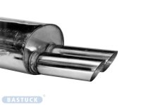 Bastuck Rear silencer with double tailpipes 2 x Ø...