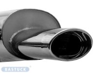 Bastuck Rear silencer with single tailpipe oval 153 x 95...