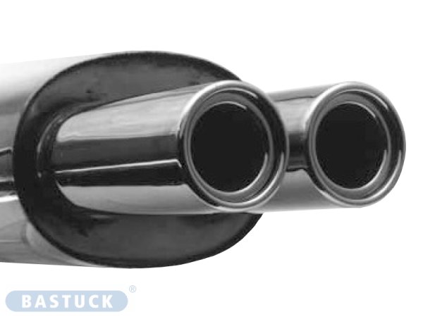 Bastuck Rear silencer with double tailpipes 2 x Ø 90 mm - BMW 3 Series E36 325i/328i