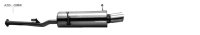 Bastuck Rear silencer with single tailpipe oval 153 x 95...