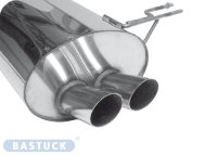 Bastuck Rear silencer with double tailpipes 2 x Ø...