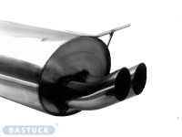 Bastuck Rear silencer DTM with double tailpipes 2 x...