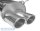 Bastuck Rear silencer with double tailpipes oval 2 x 89 x 77 mm - 00-06 BMW 3 Series E46 320i/325i/330d/i (120+135+150 KW) 6-Cylinder Saloon/Estate/Coupé/Cabrio