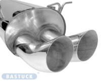 Bastuck Rear silencer with double tailpipes DTM 2 x...